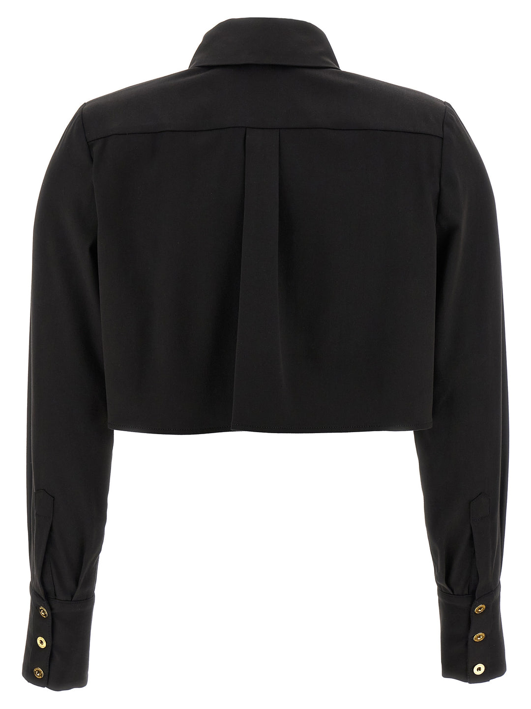Elisabetta Franchi Cropped Shirt Camicie - Nero | 3b6ff07ba0fcda125a76484d1a5956a7be3c9b49
