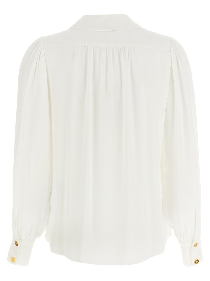 Elisabetta Franchi Necklace Shirt Camicie - Bianco | d8be3fd4afa708858569c34a096070b62db89056