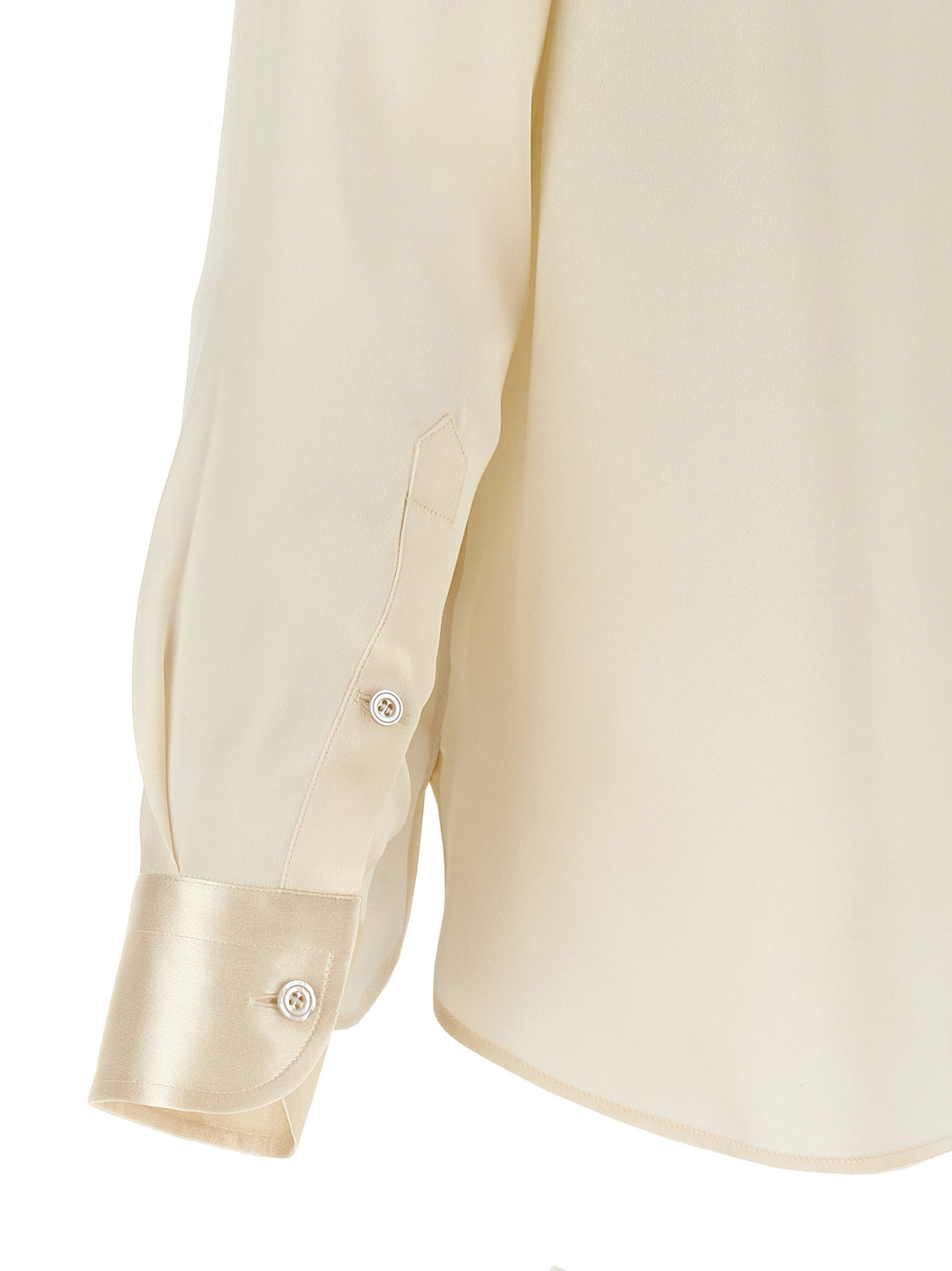 Tom Ford Pleated Plastron Shirt Camicie - Bianco | 2accfc777efcc96c7601cee596939400ff6f32d5