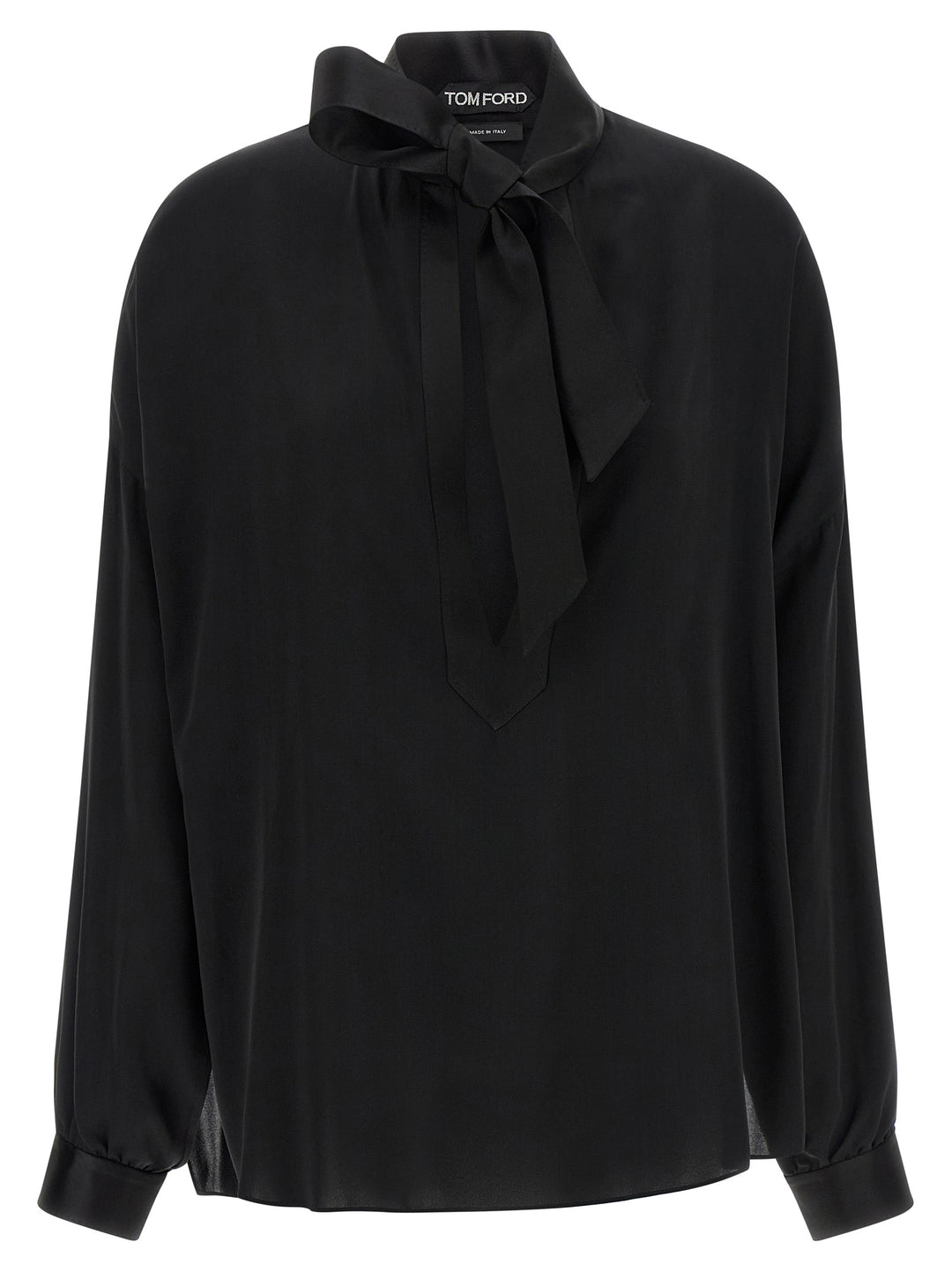 Tom Ford Lavallière Neck Blouse Camicie - Nero | f3e5a98fd0c60ef3629f75167633ff1305d2d5a9