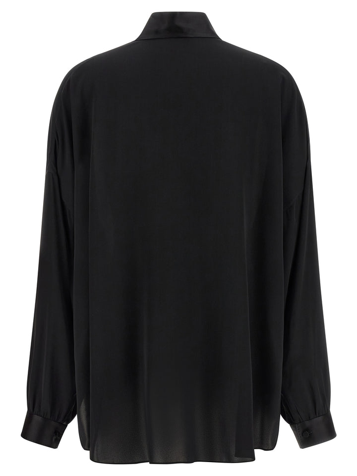 Tom Ford Lavallière Neck Blouse Camicie - Nero | e07ceac0a662284e46ac2e916badfa1350914b25
