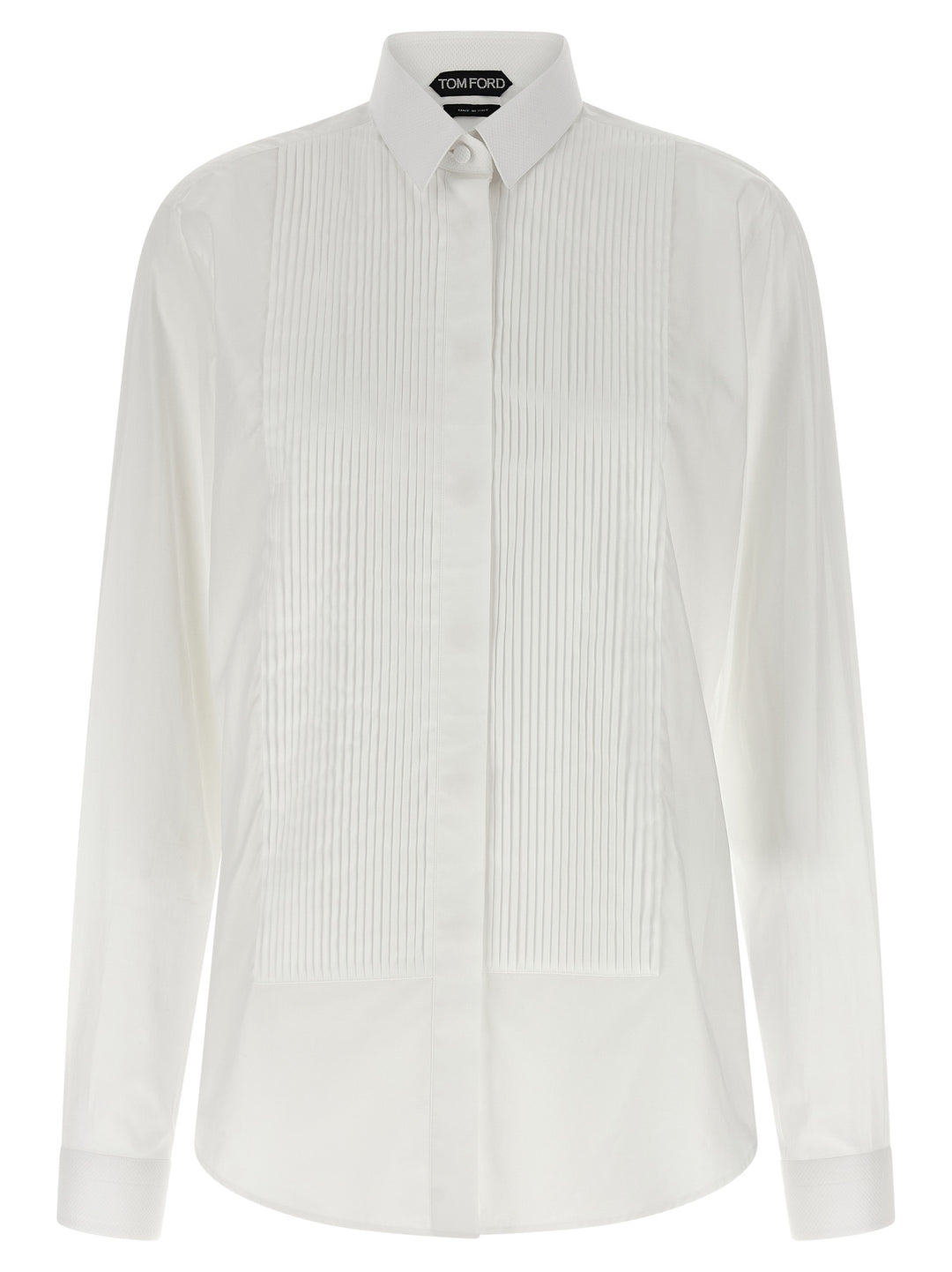 Tom Ford Plastron Shirt Camicie - Bianco | 46cc687793abb3b3c52febf6f397e59542525006