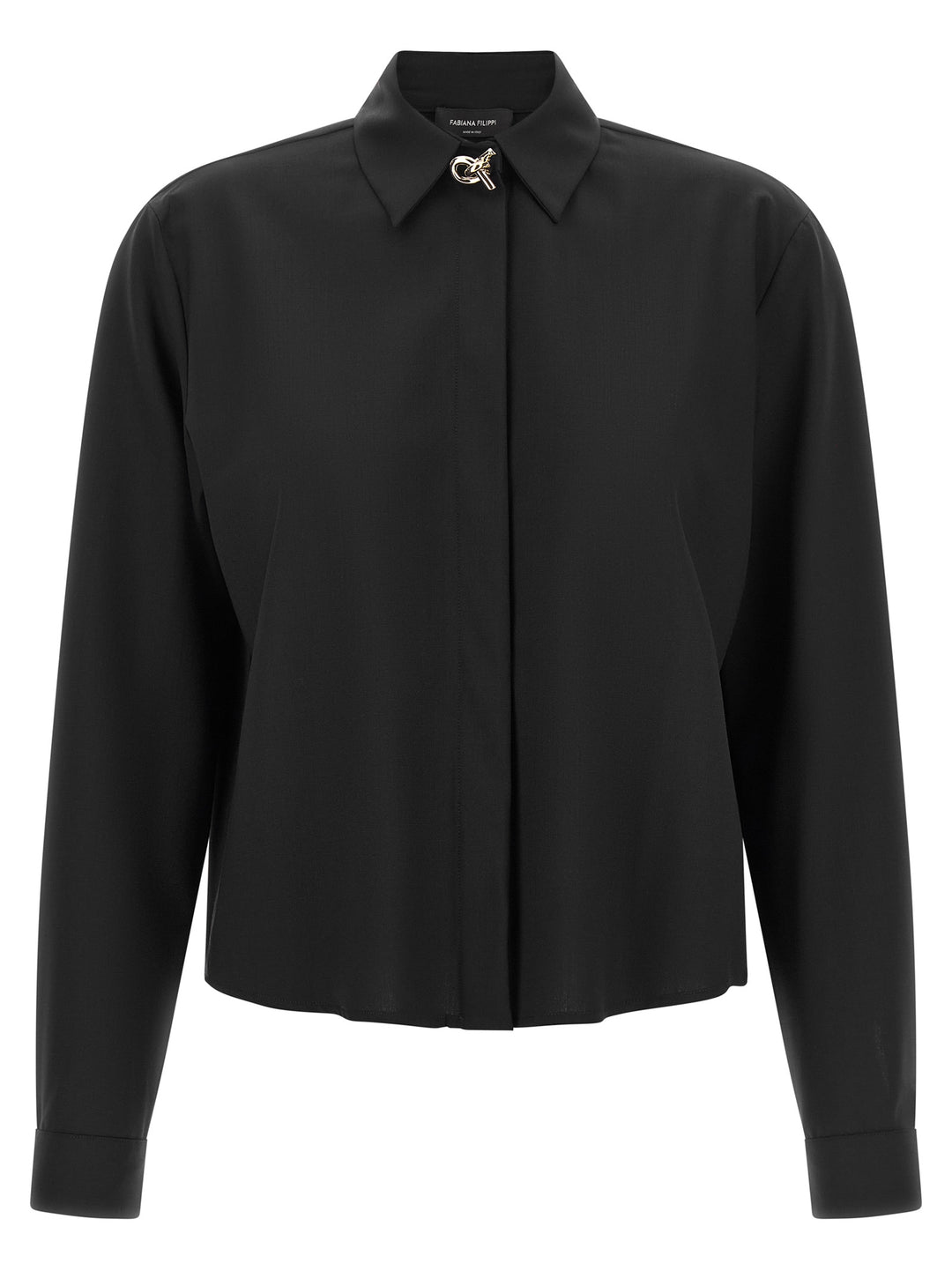Fabiana Filippi Knot Shirt Camicie - Nero | b4e30537b474361c7a5bdb1bb764adce3225f264