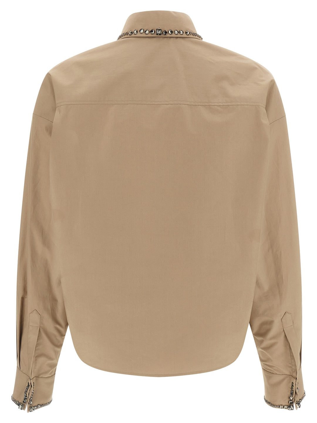 Fabiana Filippi Cropped Shirt Camicie - Beige | ad7d4f317b54f4a0f135d3684142bbc329bd0a4f