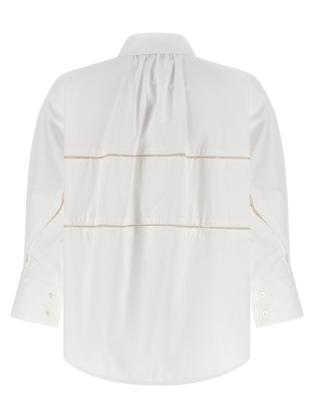 Fabiana Filippi Diamond Thread Shirt Camicie - Bianco | 11df3fe530ede8f59ea111bcf10c8a09d2b1fdbd