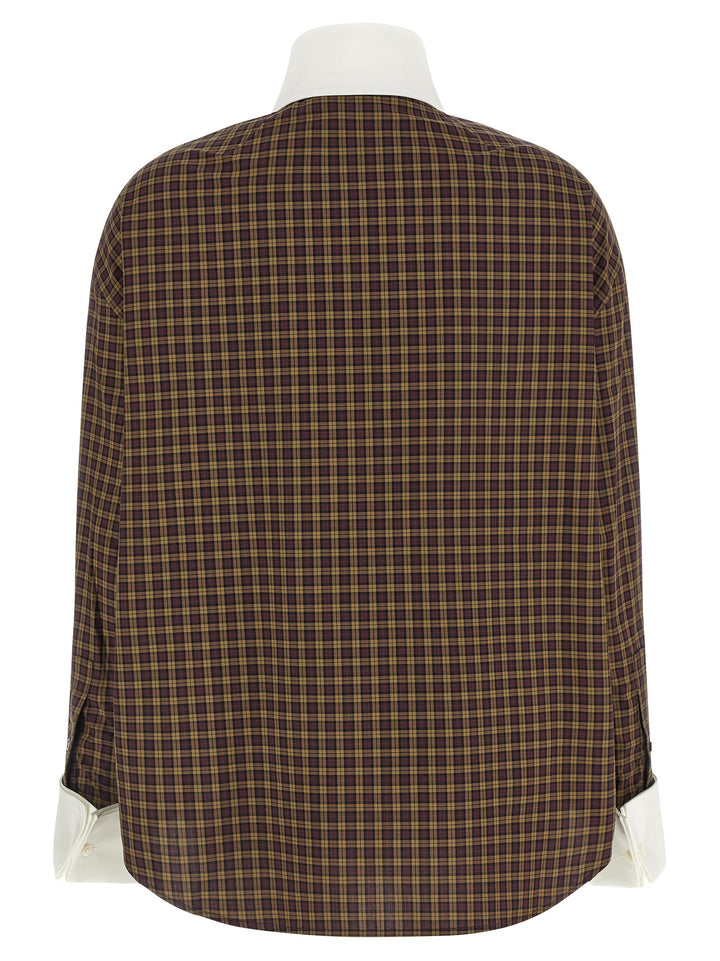 Marni Scarf Collar Shirt Camicie - Marrone | 08b94bd96fe44ce821e131f851a5a1d8b5eaa8b5