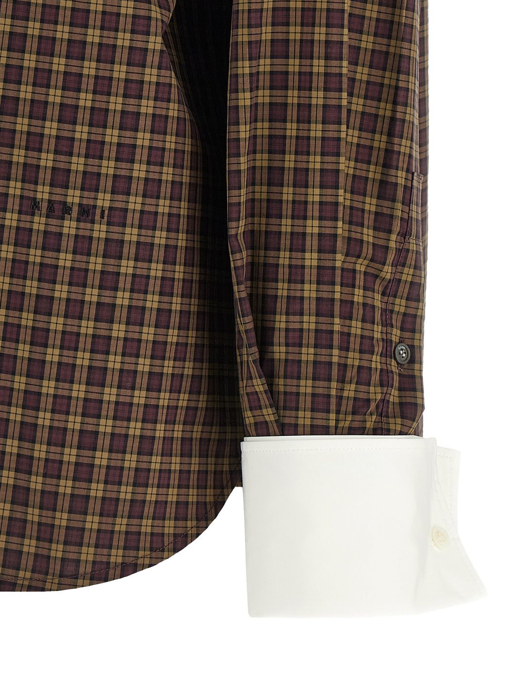 Marni Scarf Collar Shirt Camicie - Marrone | 7dee0ccc816f6a9a3d81f0245972043b235f6063