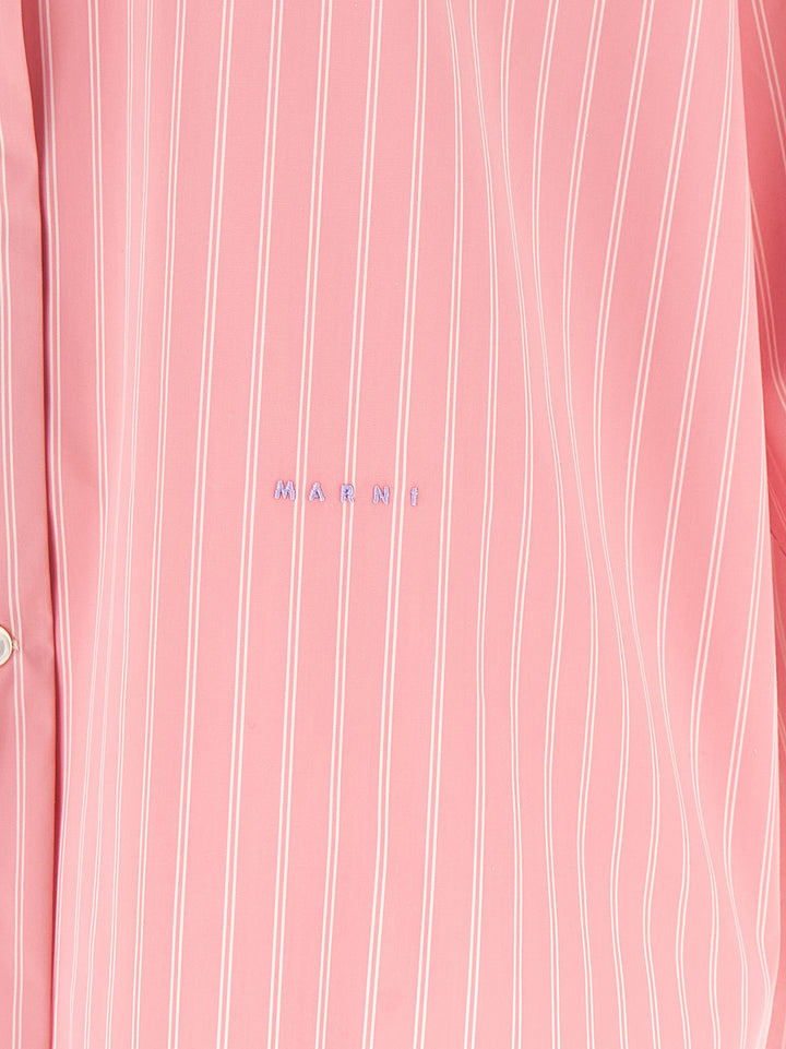 Marni Striped Shirt Camicie - Rosa | 616da36c66d8f4b95039877fa5c74254f28ad711