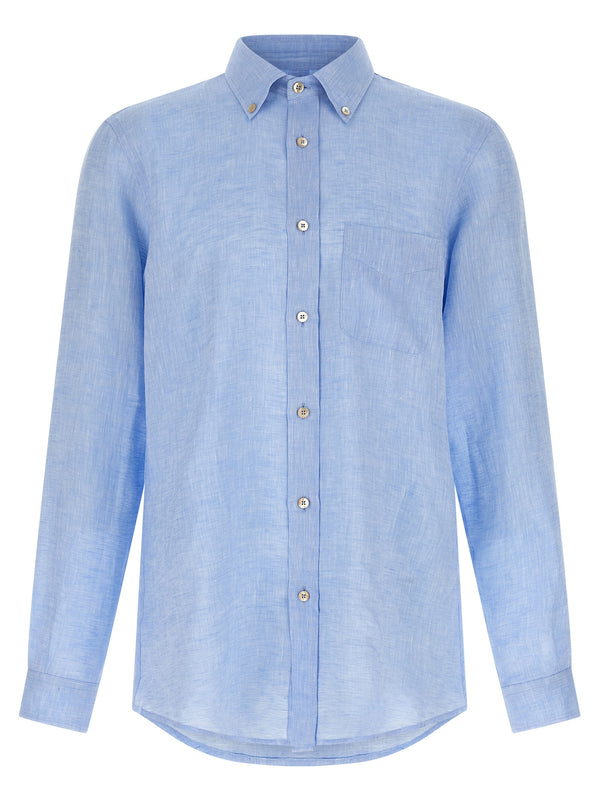 Linen Shirt Light Blue