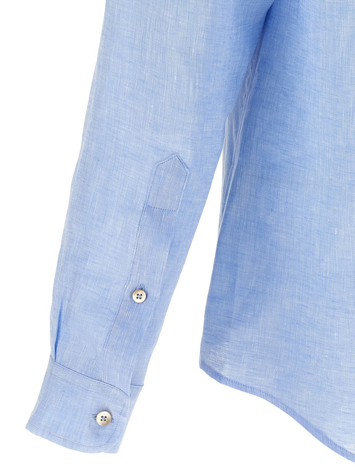 Riviera Project Linen Shirt Camicie - Celeste | d6a2210319d5f8617fadf264bac04cb30f53a731