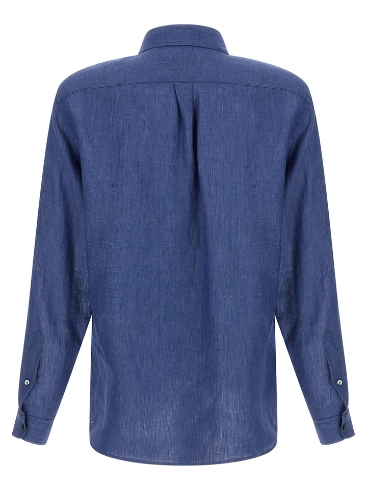 Riviera Project Linen Shirt Camicie - Blu | e35ca534f86a47ff1028c694f4c8c35146ae84f1