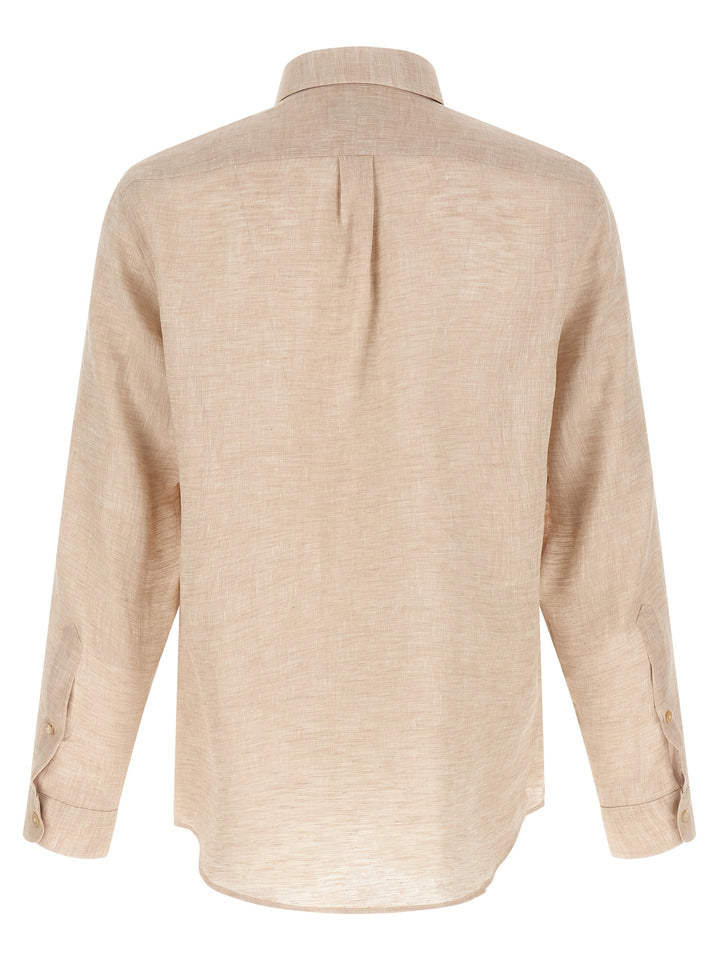 Riviera Project Linen Shirt Camicie - Beige | f548d6154d23325e3dfa1f1d25fd5e4424dc3d40