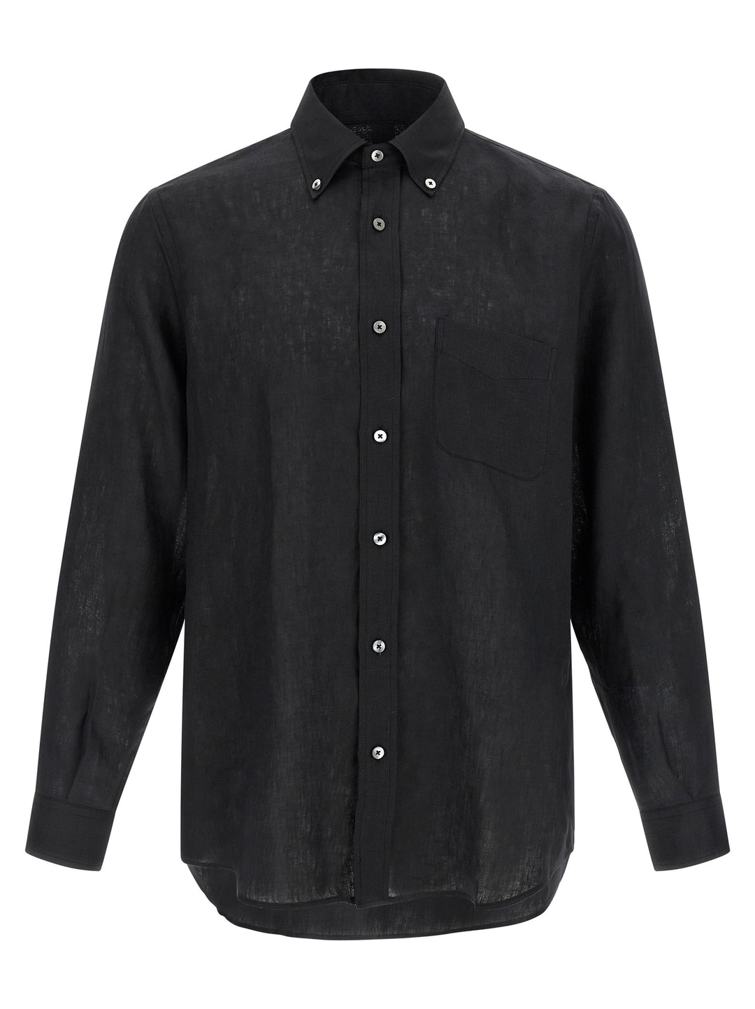 Riviera Project Linen Shirt Camicie - Nero | bf116ed47b15e25b103fff482c9d6655279ba21b