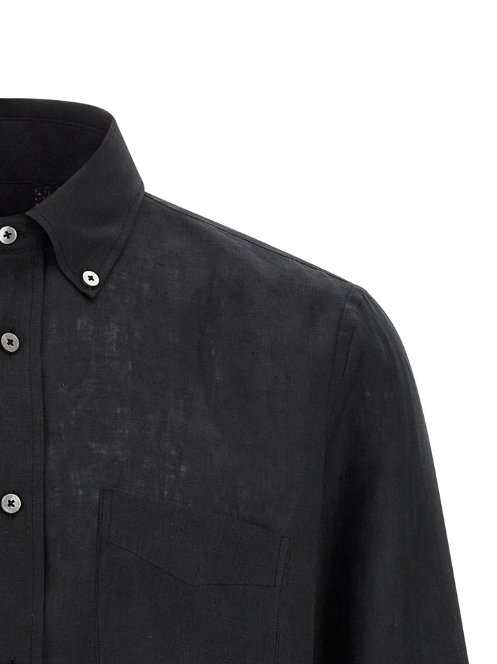 Riviera Project Linen Shirt Camicie - Nero | 2c165aaf967d7e288cfc1dc58542d8a5d342eb4e