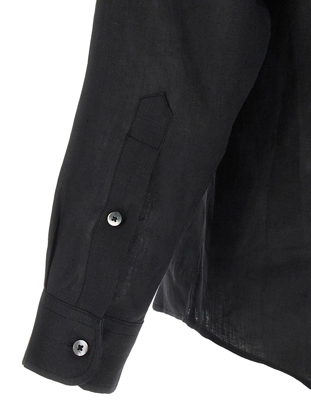 Riviera Project Linen Shirt Camicie - Nero | 0f9d8412f85364b100eae133e119ba6b6d3fe2af