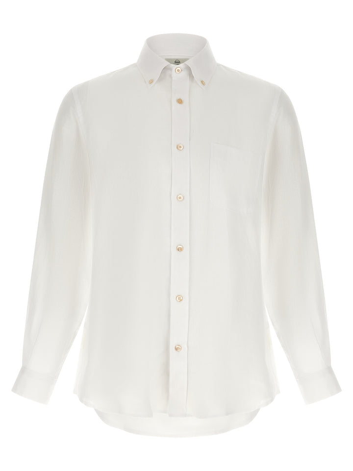 Riviera Project Linen Shirt Camicie - Bianco | 8764f9ad34a63f0253d02fde083484b767720ffc