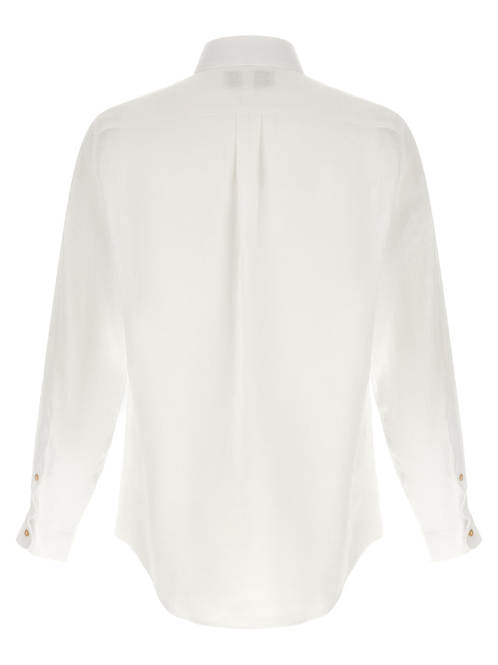 Riviera Project Linen Shirt Camicie - Bianco | be6304b41ab171bd012b24e44e46c8a98d6a26dd