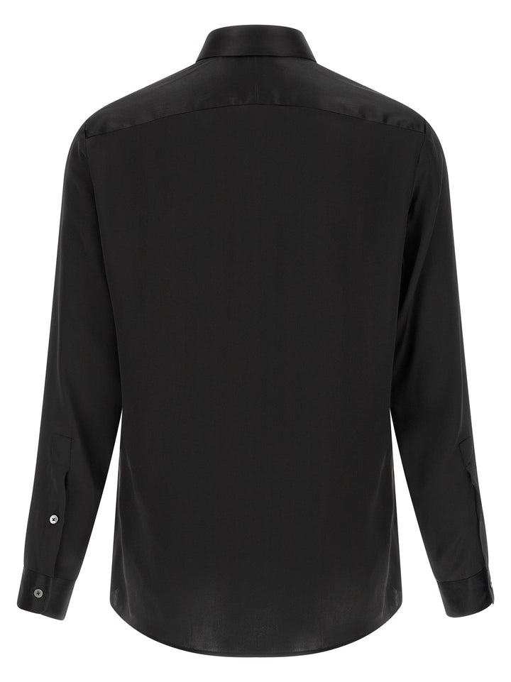Riviera Project Silk Shirt Camicie - Nero | 0b0e36ed684f457e131d6c1029a52b6dcdf01c6d
