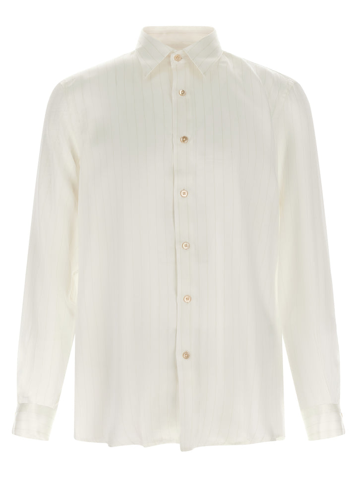 Riviera Project Striped Shirt Camicie - Beige | 6621234882769d0903312e29a269083e9b6860a5