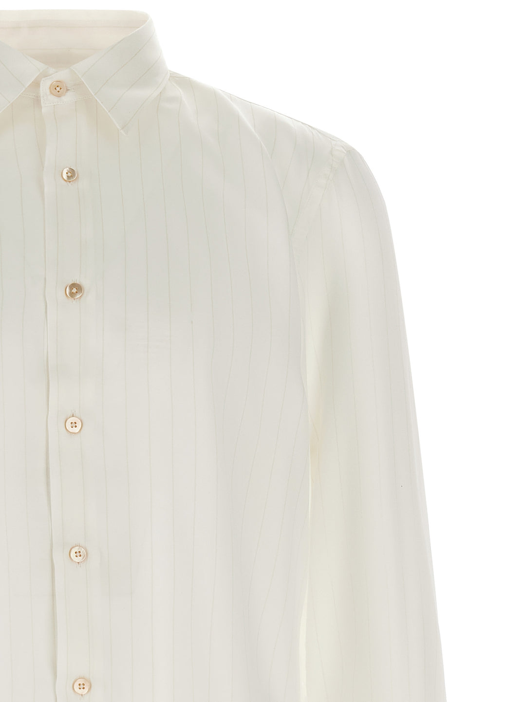 Riviera Project Striped Shirt Camicie - Beige | 56a9da570864bc4bf974cffb861f8d53515a1a7e