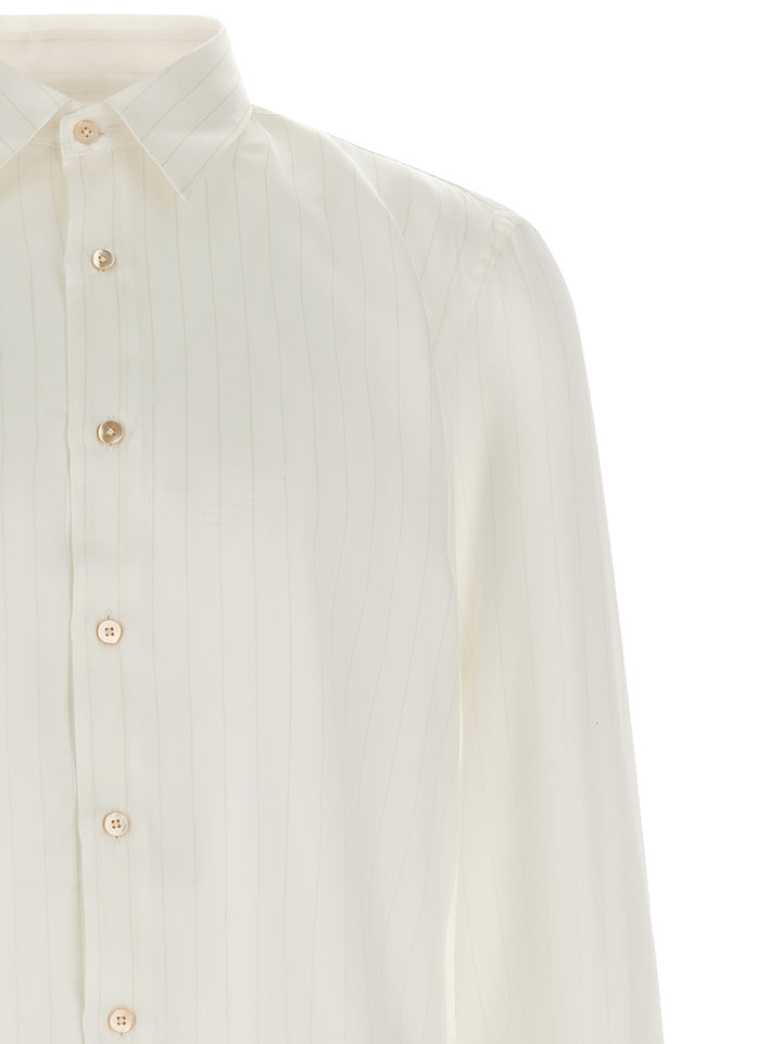 Riviera Project Striped Shirt Camicie - Beige | 56a9da570864bc4bf974cffb861f8d53515a1a7e