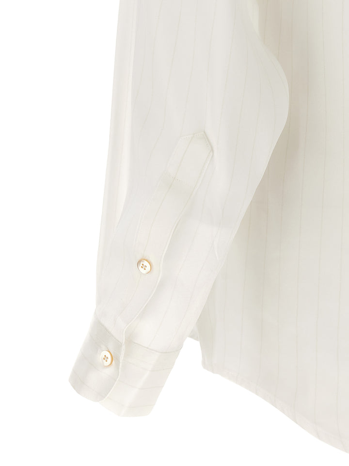 Riviera Project Striped Shirt Camicie - Beige | 561ba45ce096e85f09c7f16e946a9d9cf04425d4