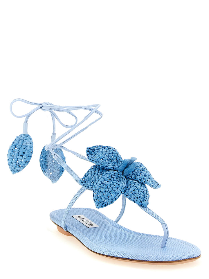 Aquazzura Calypso Sandali - Celeste | 06c3731fdfdabcce0f0df11293656b447bd041fb