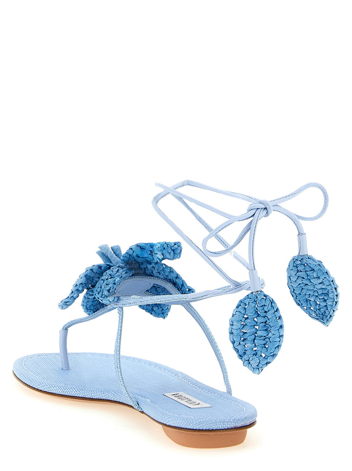 Aquazzura Calypso Sandali - Celeste | d295ddf1964af7dfc45975fd5e4abe9d6bd83d9e