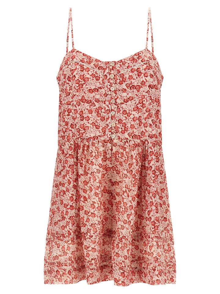 Marant Etoile Vickia Abiti - Rosso | 61a5bcd31b9d46e4724132f9c18ac6351e2476f4