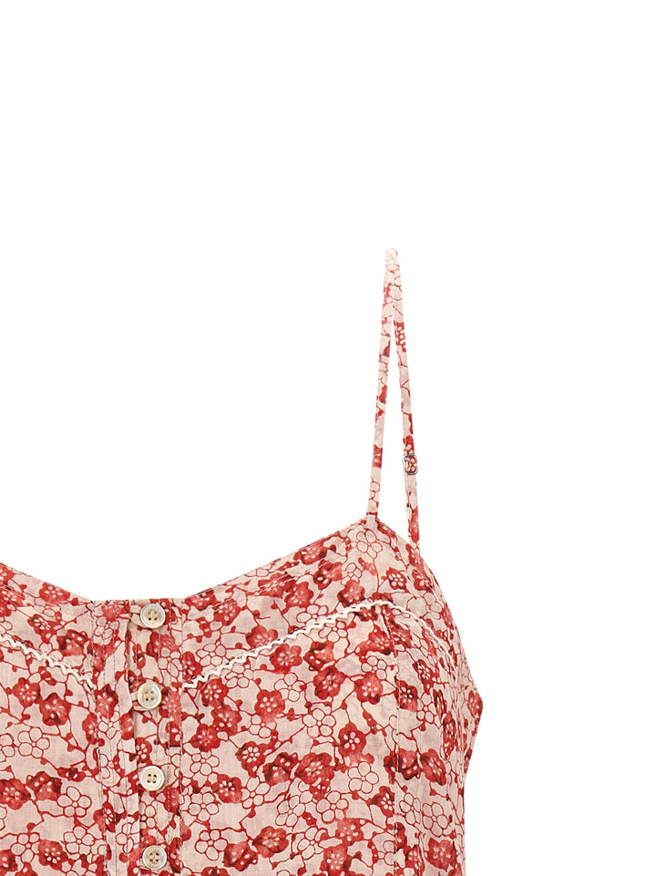 Marant Etoile Vickia Abiti - Rosso | 93d9d38df4d16c74ddcbdbf7adbf491e978b3a12
