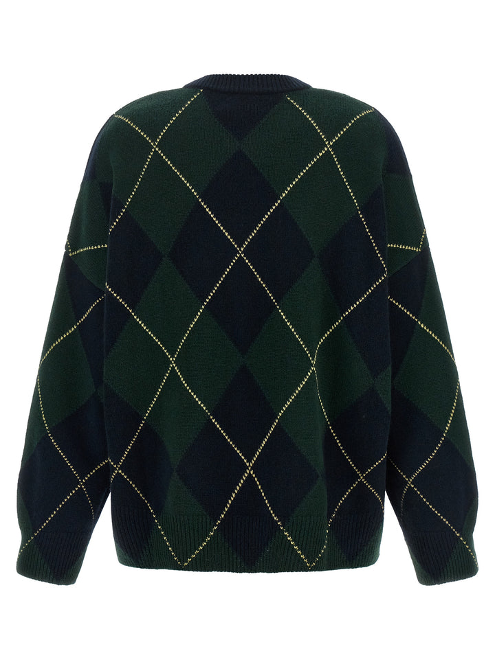 Be You Diamond-Shaped Crew Neck Sweater Maglioni - Multicolor | 4f7c3dab8410860eec403f5465e6559df0bde017