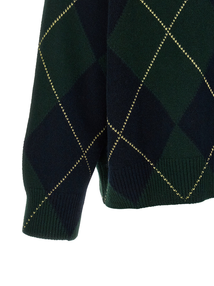 Be You Diamond-Shaped Crew Neck Sweater Maglioni - Multicolor | 55e98ac4929d51fd8c55e1a294d838a132de2f1c