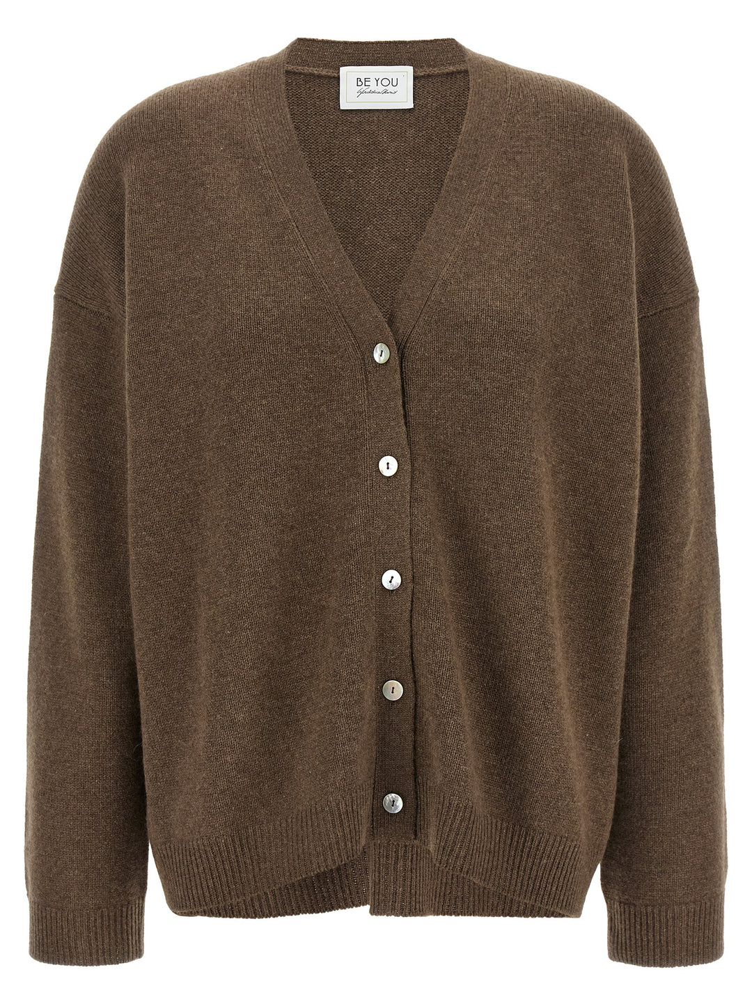 Be You Cashmere Cardigan Maglioni - Marrone | 7400b51890c2ca6287a430fc05234b7a54437f8a