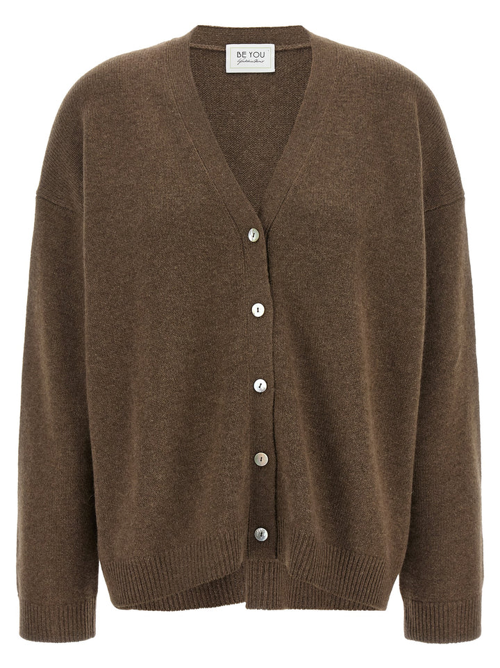 Be You Cashmere Cardigan Maglioni - Marrone | 7400b51890c2ca6287a430fc05234b7a54437f8a