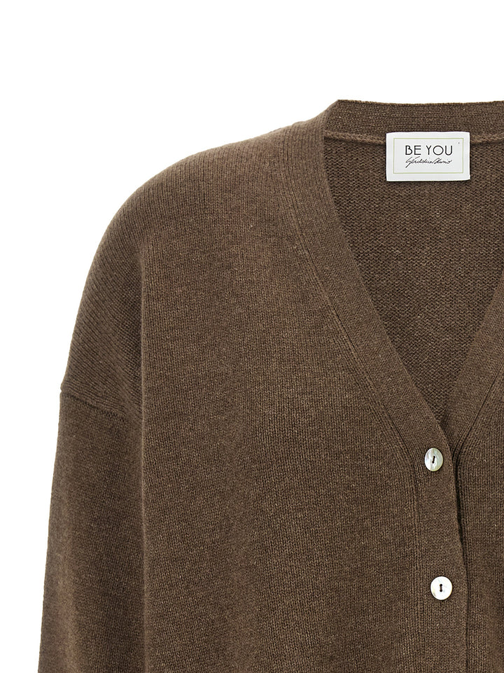 Be You Cashmere Cardigan Maglioni - Marrone | 9129b0b147e4e15edbbba913616b4859675fa3fa