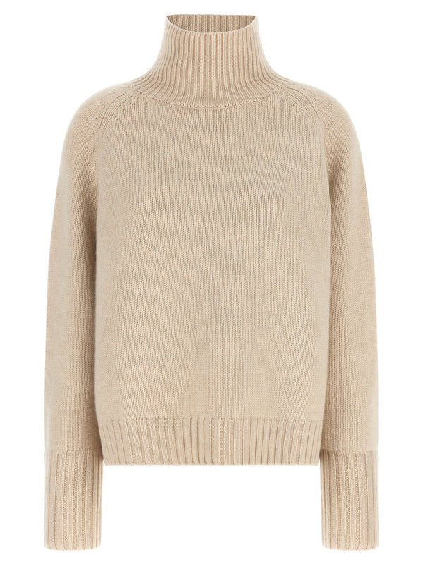 Cashmere Turtleneck Sweater Maglioni Beige