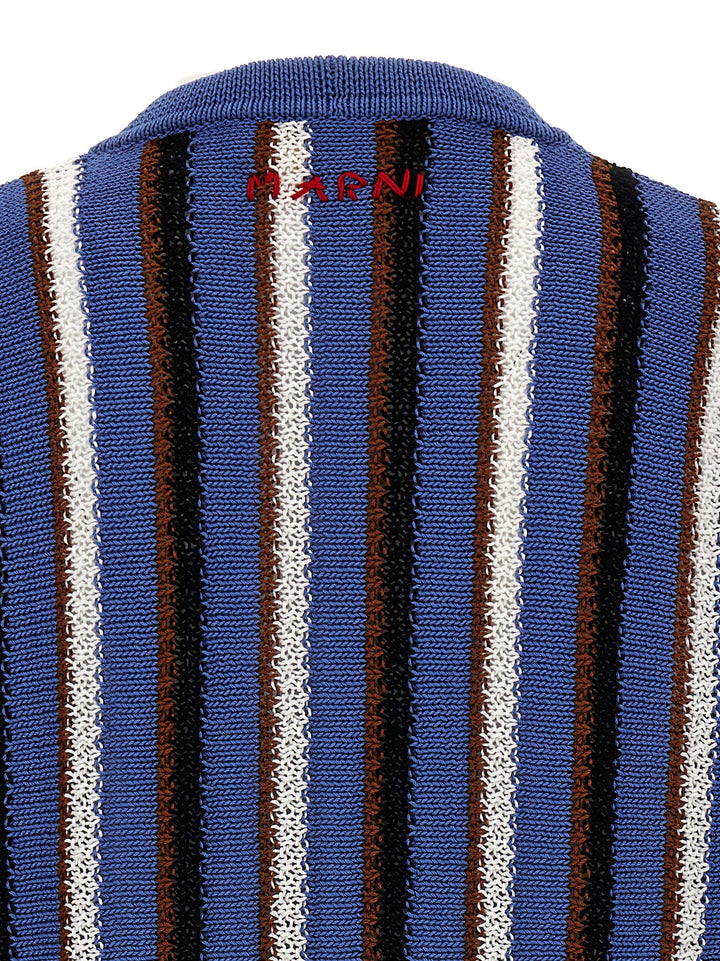 Striped Cardigan Maglioni Multicolor