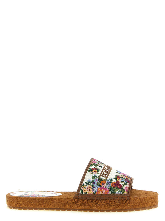 Cross-Stitch Espadrilles Sandali Multicolor