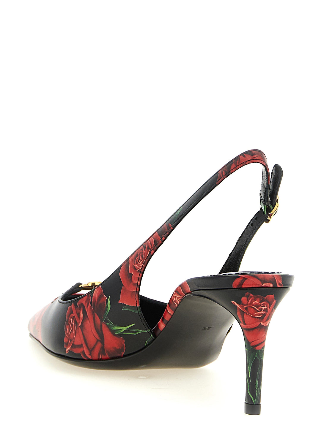 Dolce & Gabbana Rose Print Slingbacks Decollete - Multicolor | 716abb9fc79d1d0bb212bfc96a26535cac0e7e84