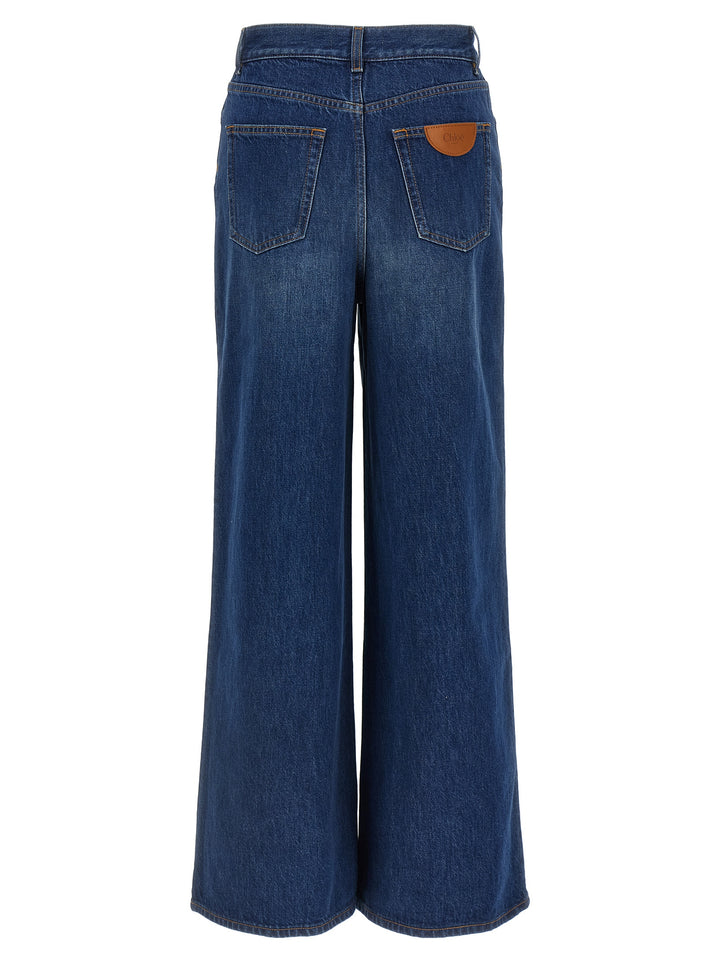 Chloé High Waist Jeans - Blu | acc9702f2b84a9432c1fbceb54b29007ecdc006c