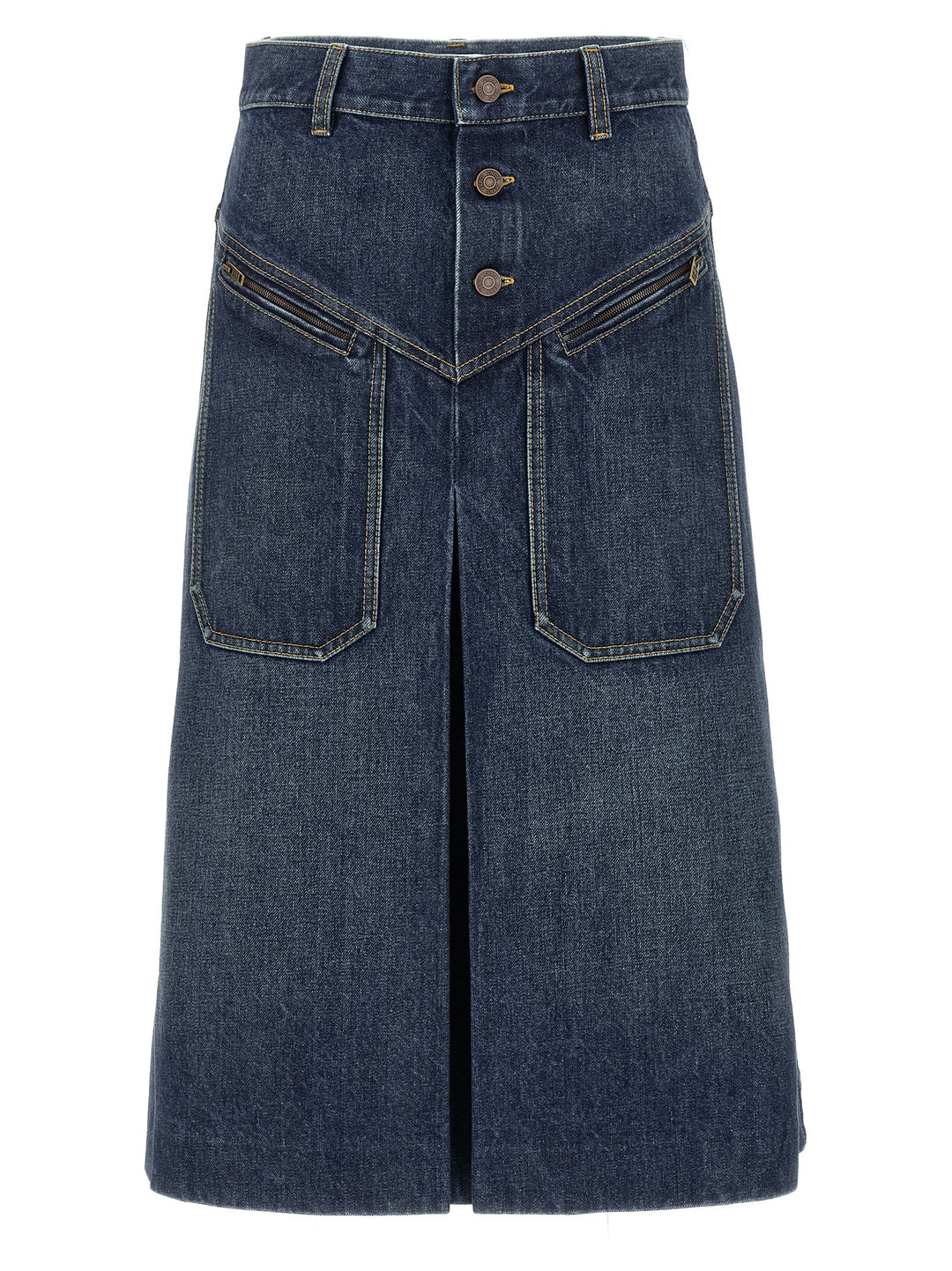 Chloé Denim Skirt Gonne - Blu | 80c4194646747044fc6b824177f8fefd9b496614