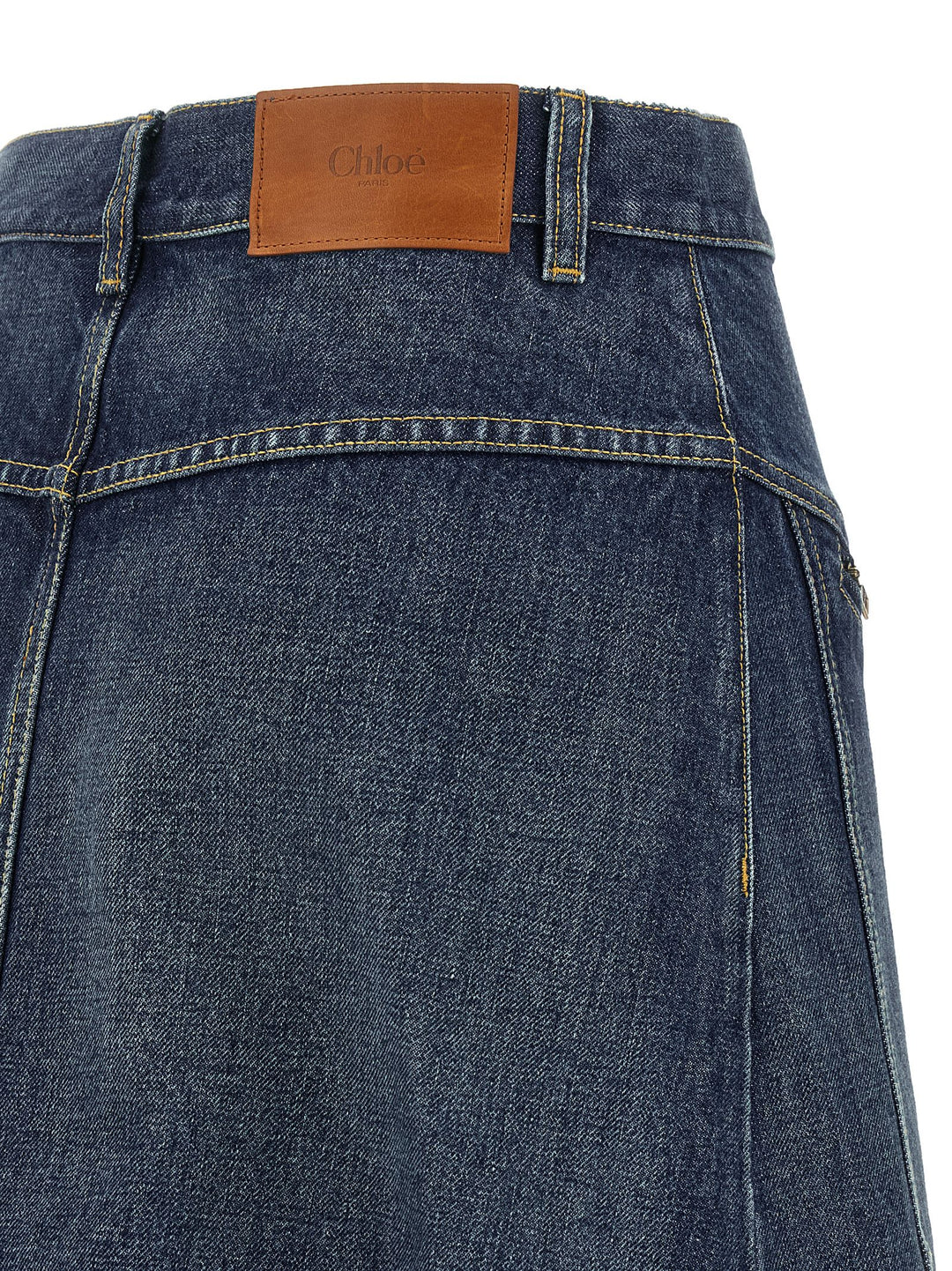 Chloé Denim Skirt Gonne - Blu | 535bf2c6b74ed9c40417f44ae99a0e19e60dc7d2