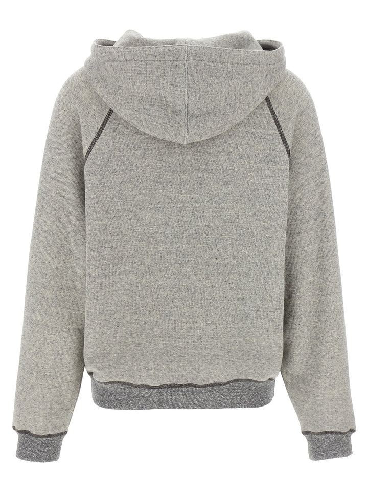 Chloé Logo Hoodie Felpe - Grigio | 5bc6fb8a2f8c6af536cfed4b1b49de3175450e15
