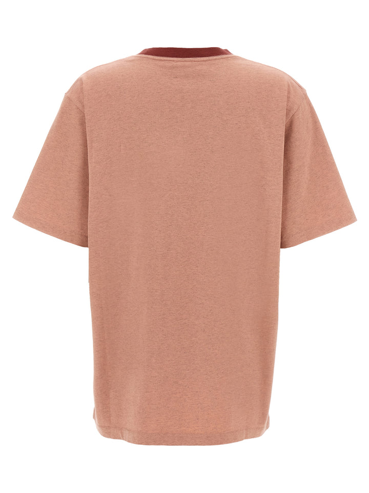 Chloé Logo Print T shirt - Rosa | cbfe5f2a912cccea376dd551a8d54f925c4fd200