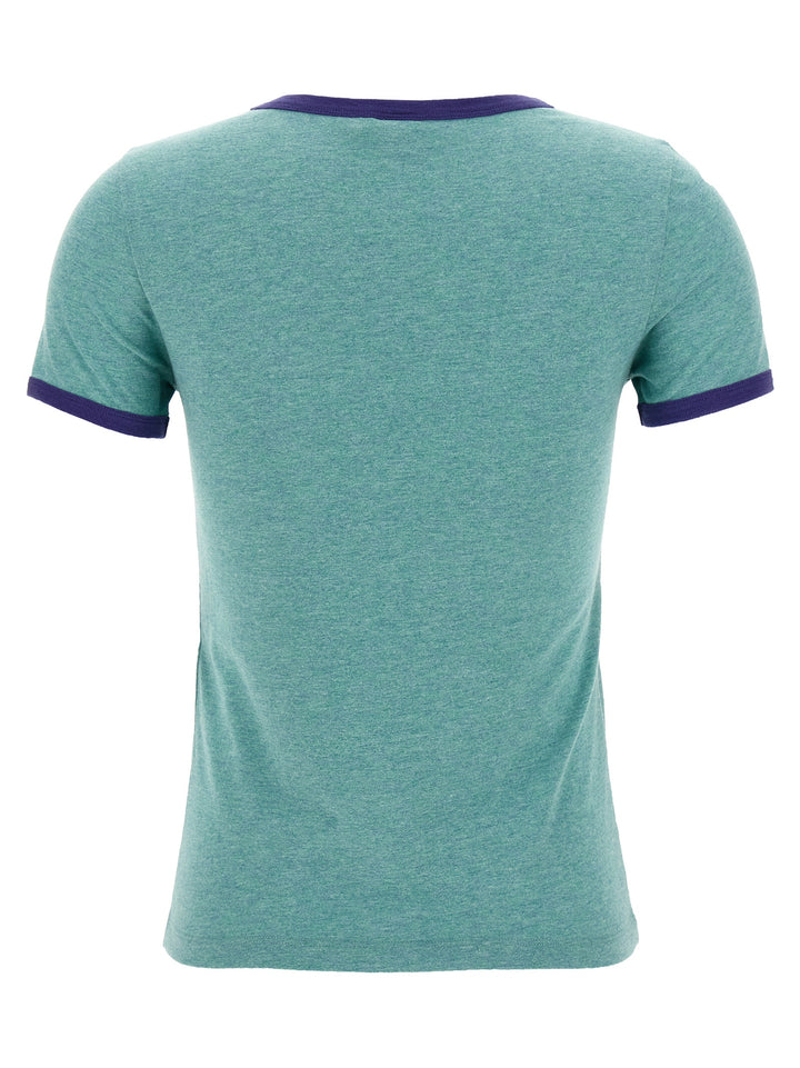 Chloé Logo Print T shirt - Verde | f0e82969346aa61cd65637fdaec9338df0135516