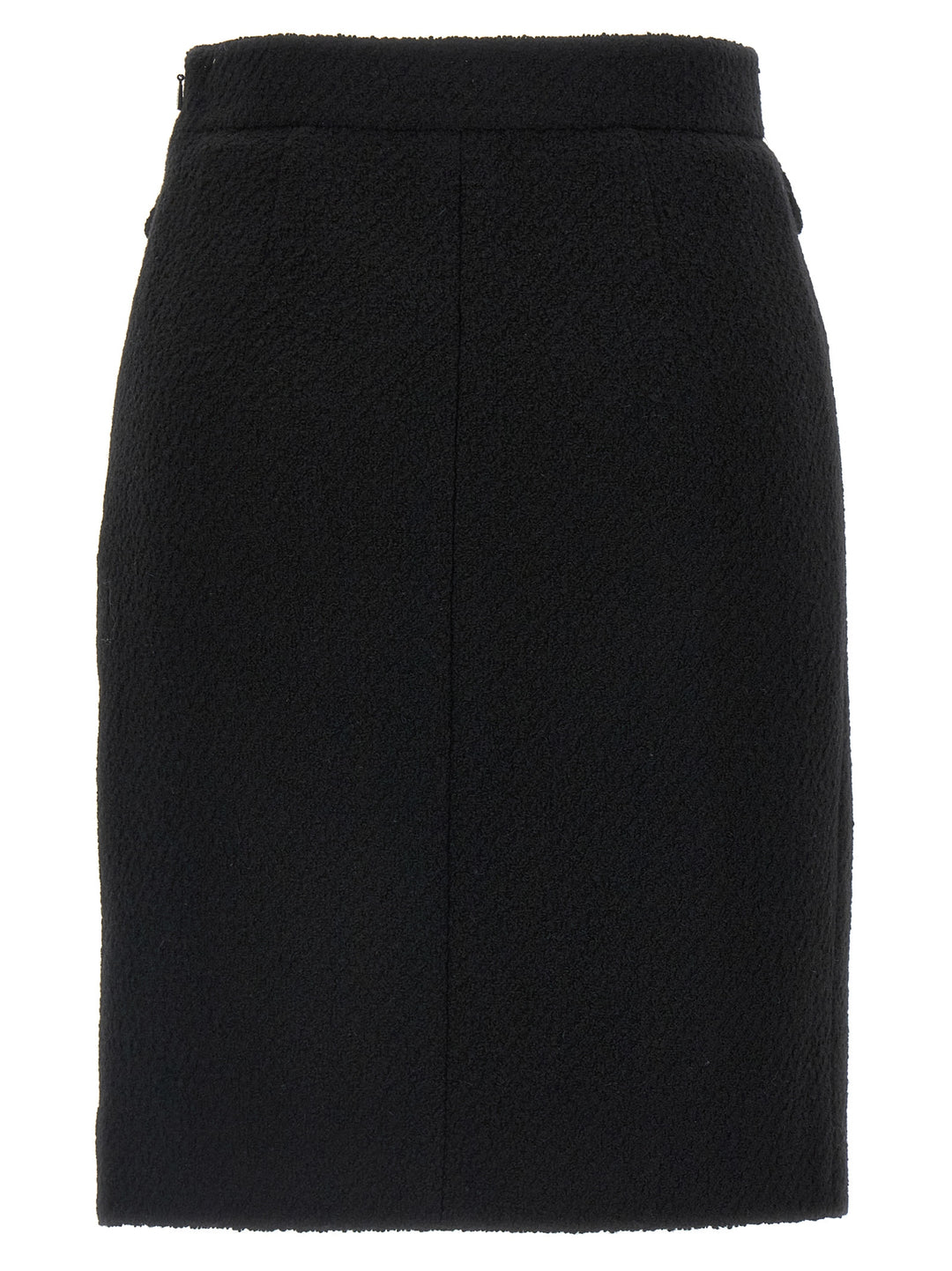 Chloé Bouclé Wool Skirt Gonne - Nero | 376f44a5f4fe247d04470caebfa1fa14f55946e6