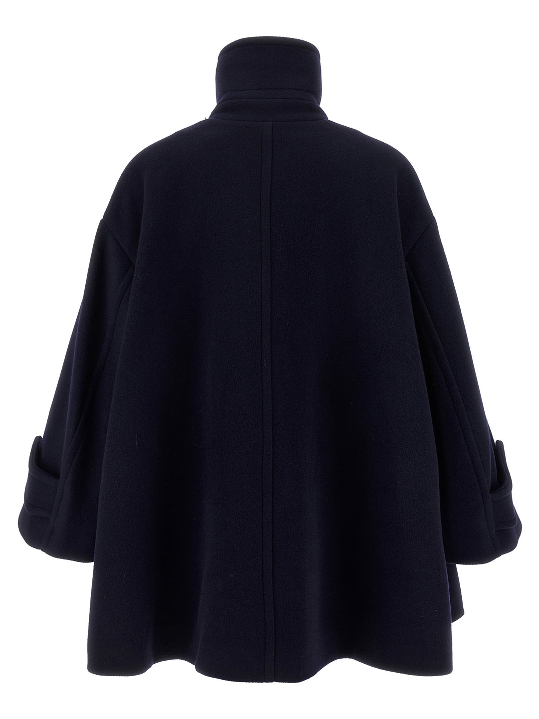 Chloé Double Breasted Wool Coat Trench e Impermeabili - Blu | 22f56b6b70051cb4909d53461a0ed32735296e24