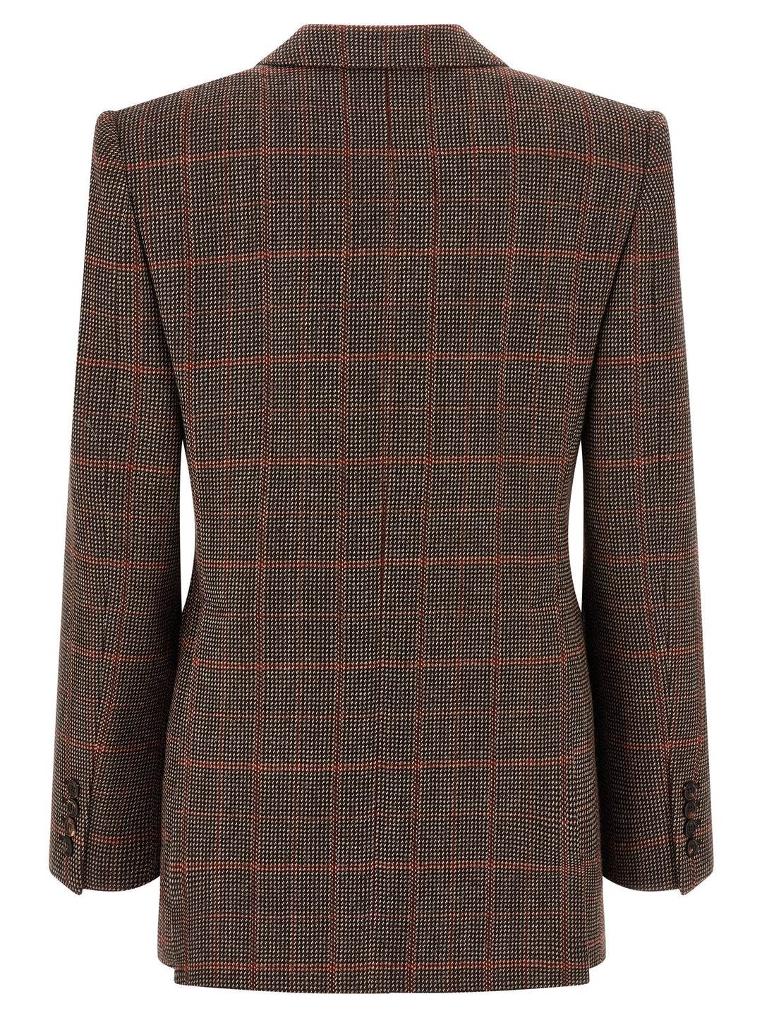 Chloé Check Wool Blazer BlazerS - Marrone | 2808dae35b3cd9297f944cbc4f8e28efb831fe32