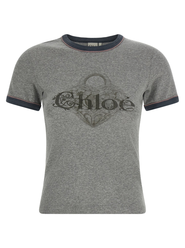 Chloé  T shirt - Grigio | 671a93a4a5995889500a92ae7d4697dc0fe0bd95