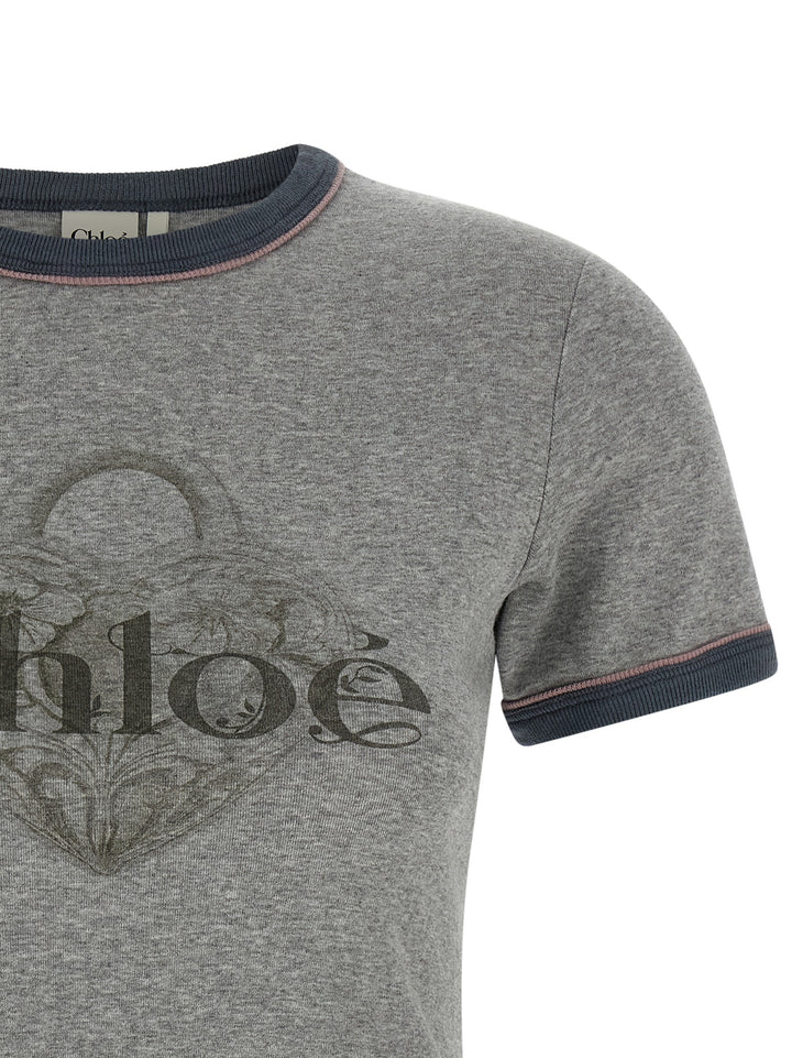 Chloé  T shirt - Grigio | a98183c47db8139431e9f535e4b474cc566eb9f0